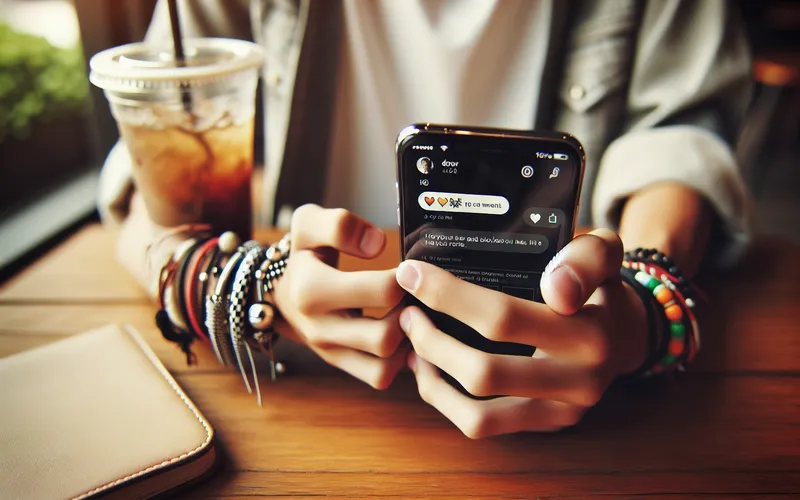 Adolescent consultant les stories Snapchat pour chatter entre ados